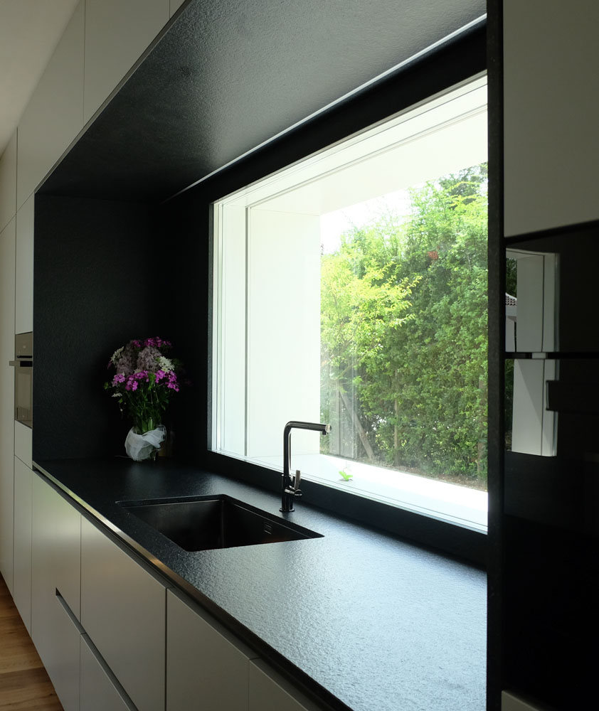 Cuisine sur mesure haut de gamme laquée mat – Lyon – Moodus